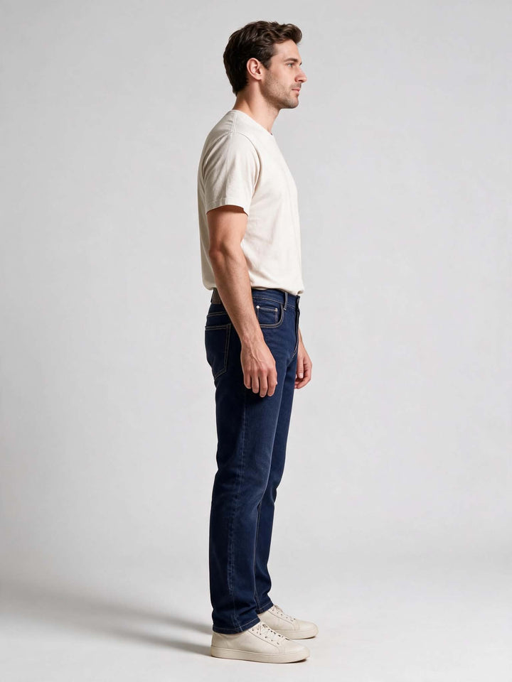 Jean Regular Fit "Raw Dark Blue" – Commando75