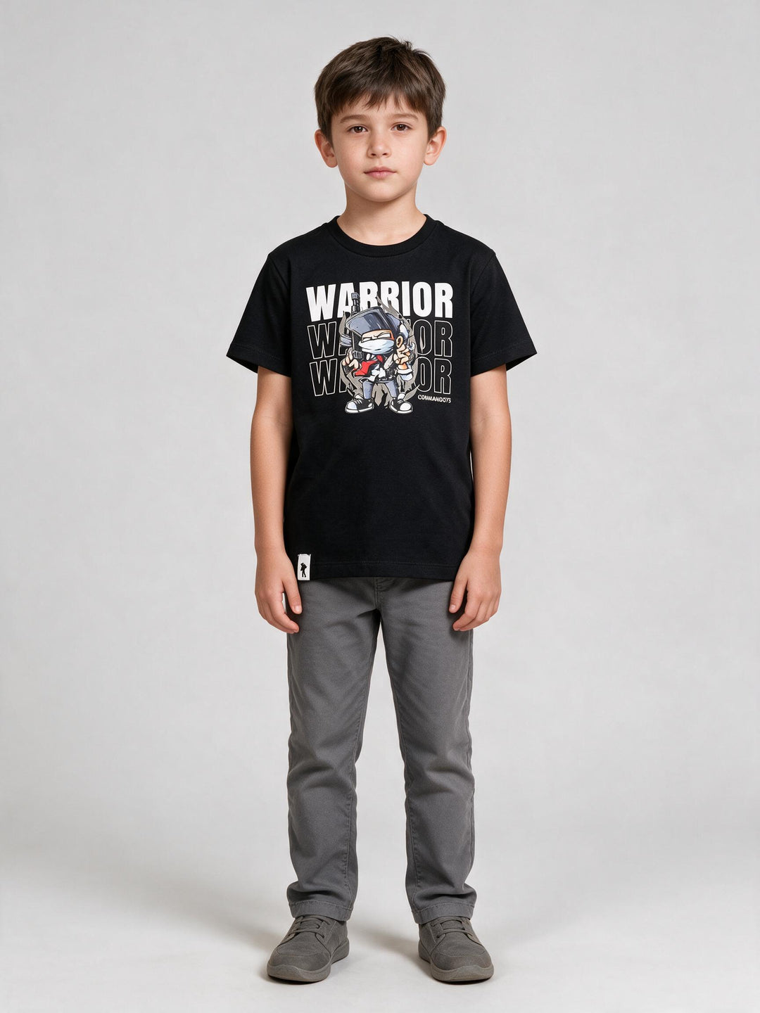 T-shirt Junior WARRIOR Noir