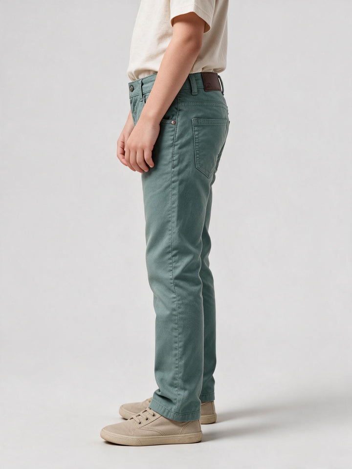 Pantalon Chino Junior Vert Sauge