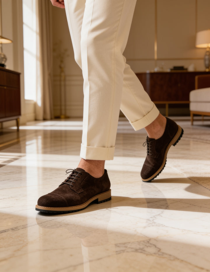 C75 DERBY CAP TOE