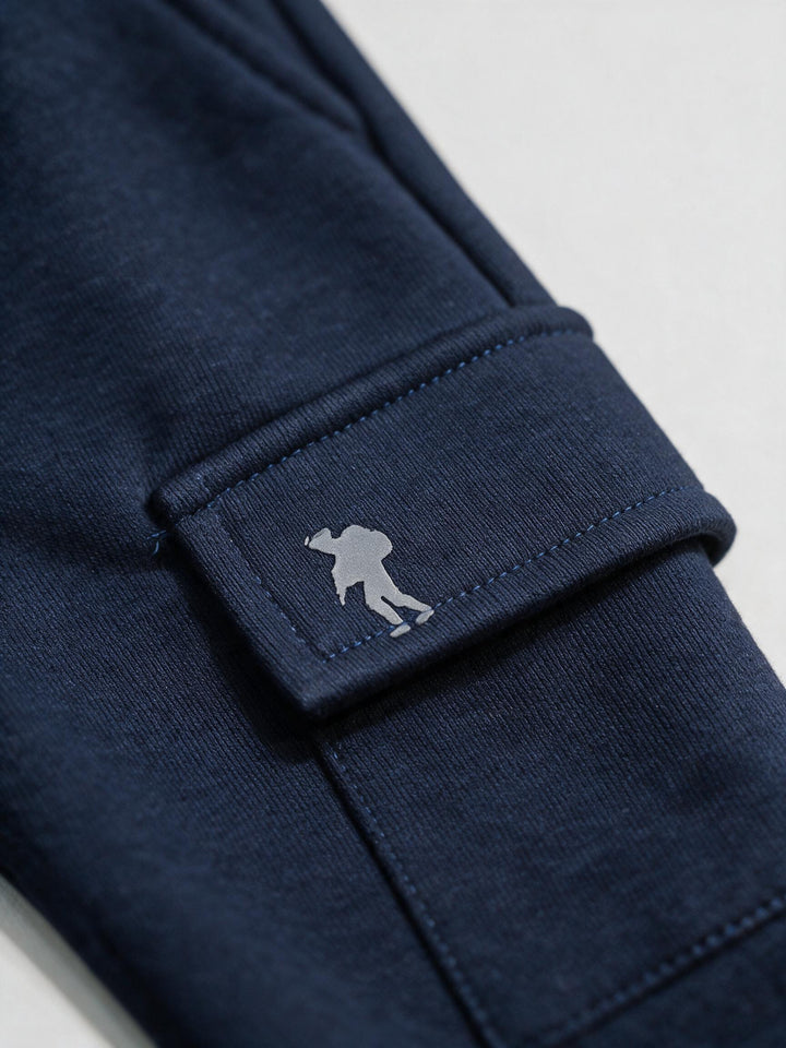Pantalon Junior Marine à Poches