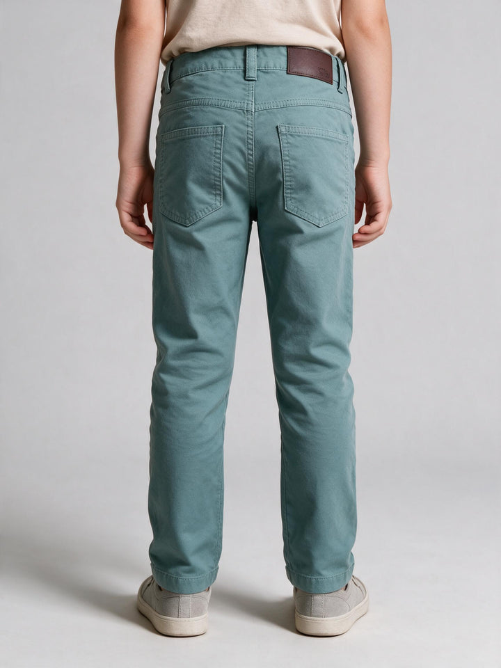 Pantalon Chino Junior Vert Sauge