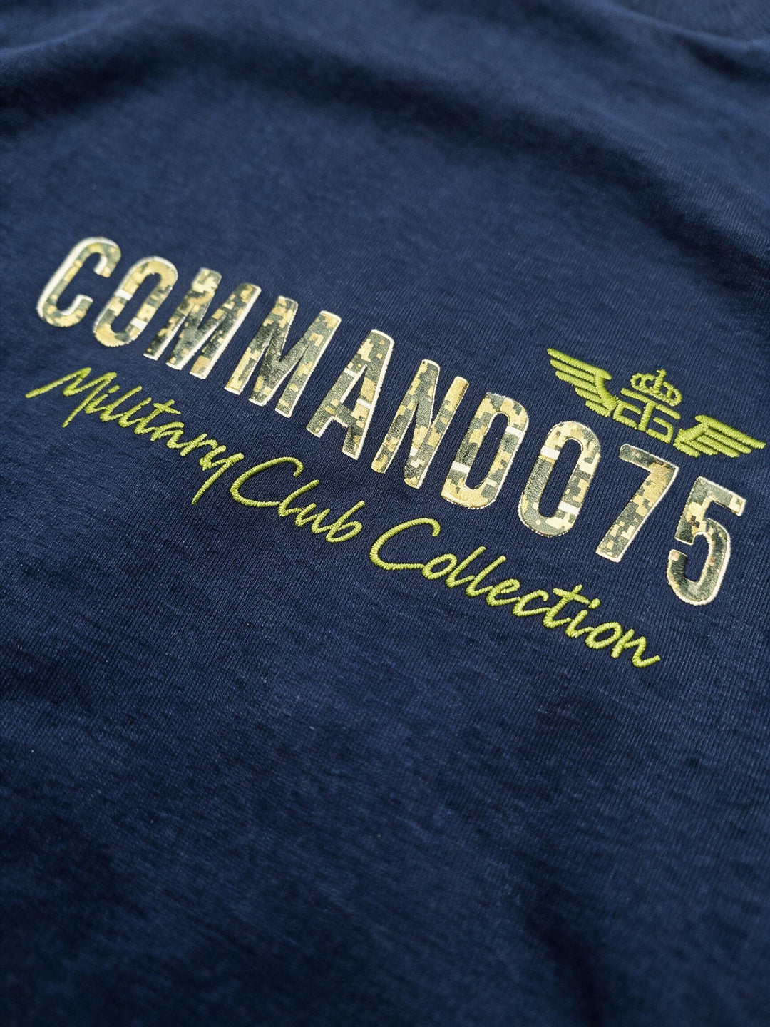 Sweatshirt Junior COMMANDO 75 Marine
