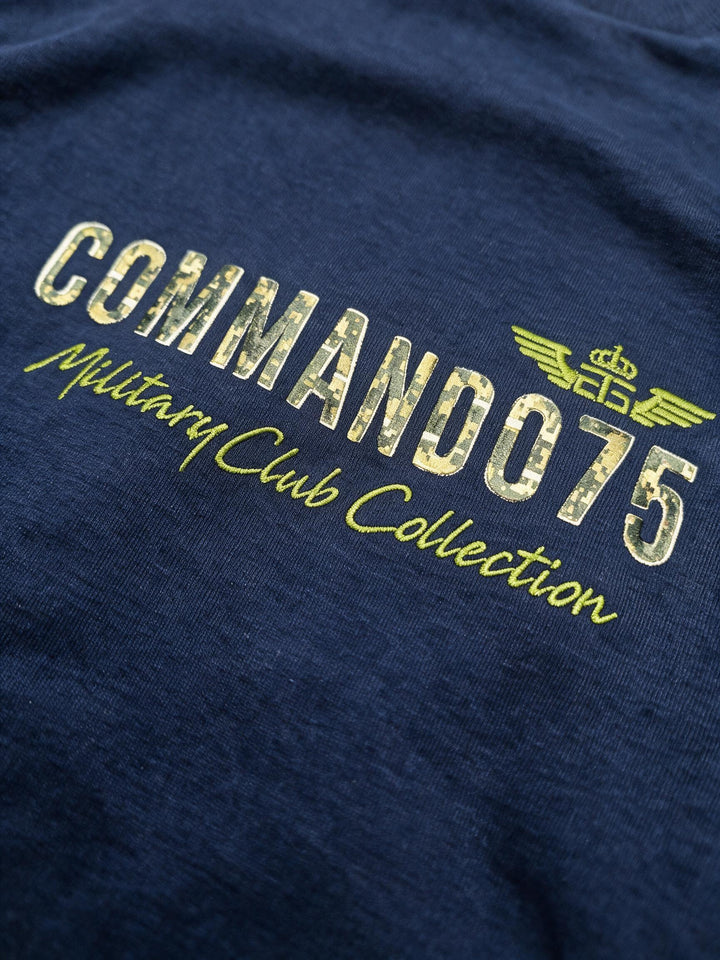 Sweatshirt Junior COMMANDO 75 Marine
