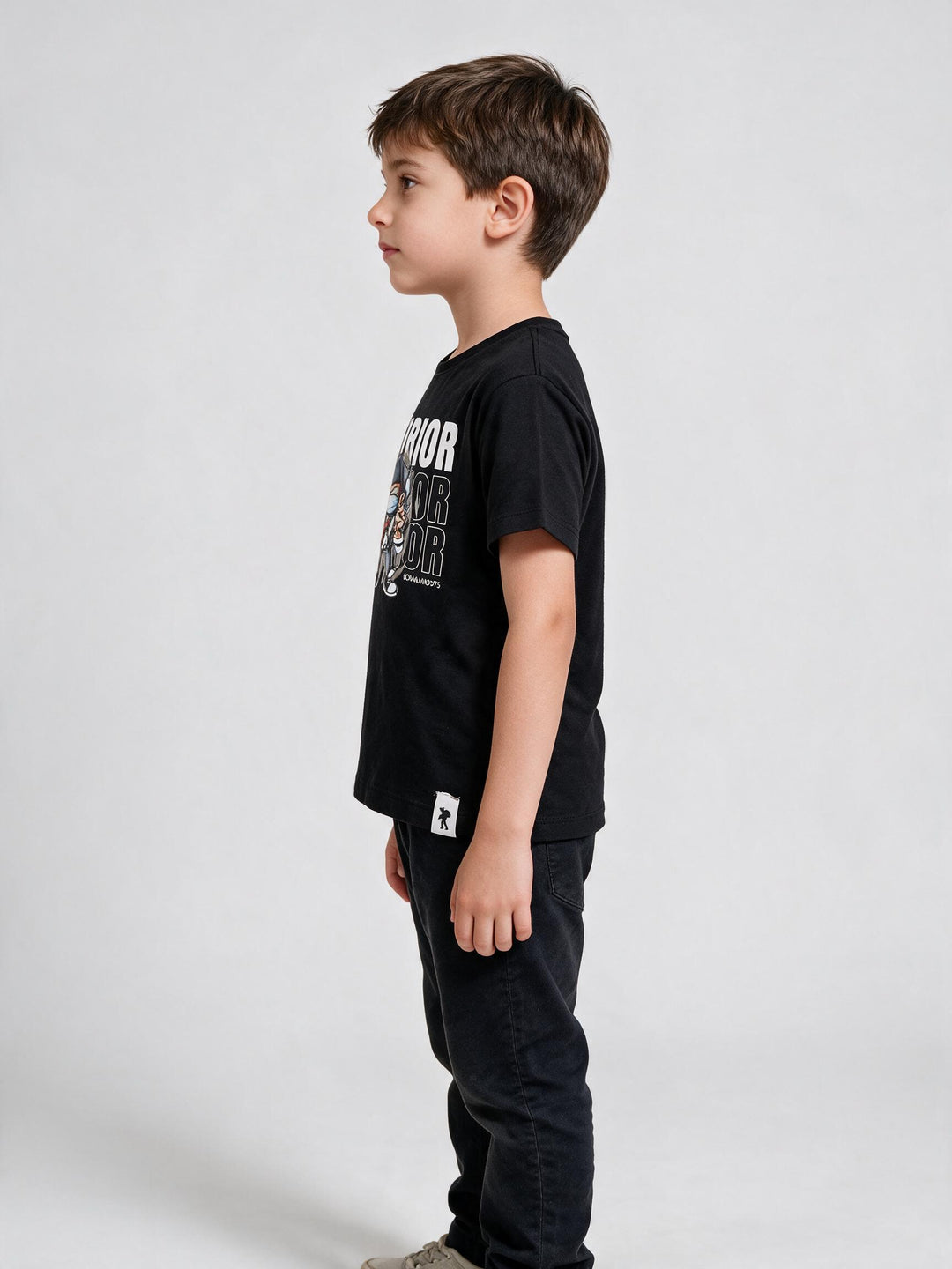 T-shirt Junior WARRIOR Noir