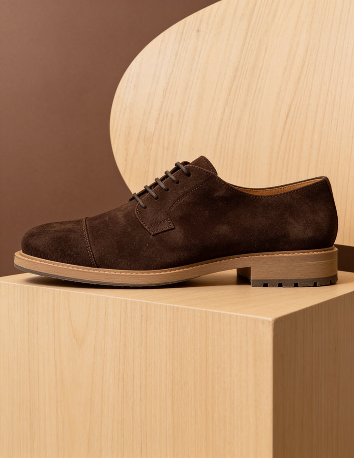C75 DERBY CAP TOE