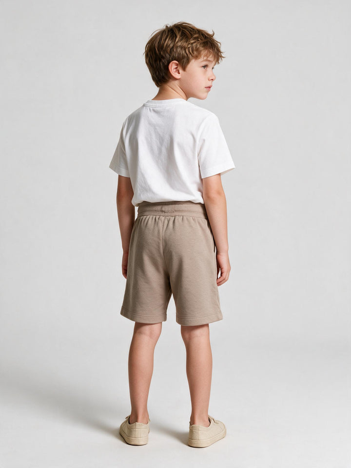 Short en Molleton Junior Taupe