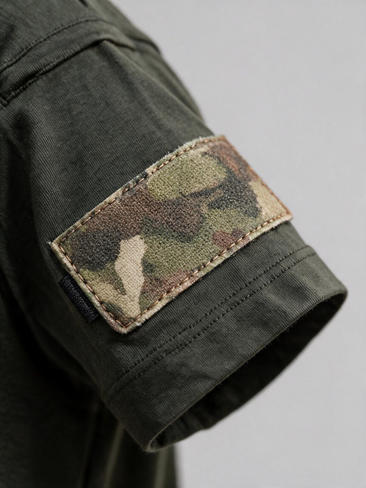 T-shirt Tactique Commando 75 — Vert Olive
