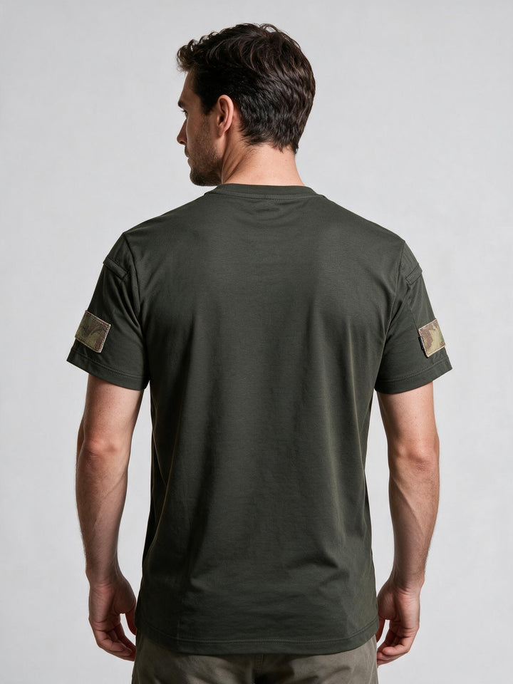 T-shirt Tactique Commando 75 — Vert Olive