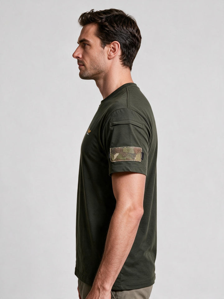 T-shirt Tactique Commando 75 — Vert Olive