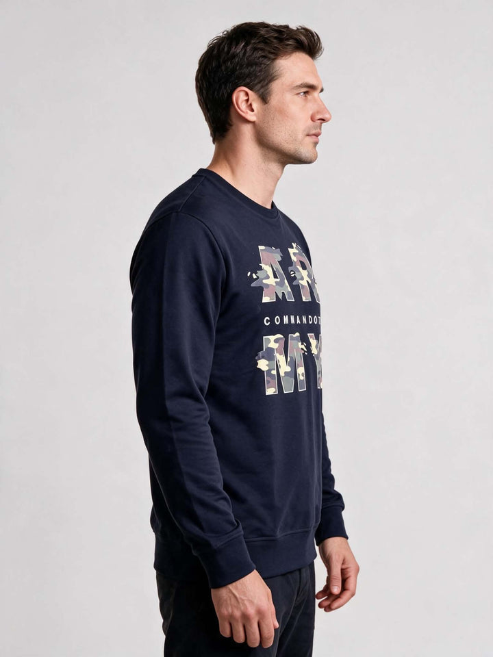 Sweatshirt "ARMY " Bleu Marine – Commando75