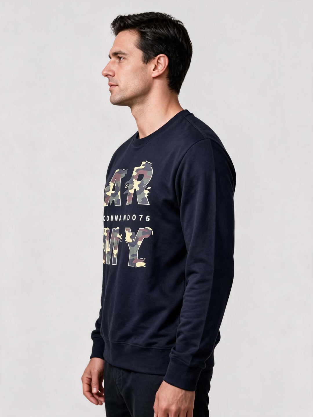 Sweatshirt "ARMY " Bleu Marine – Commando75