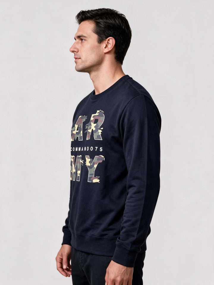 Sweatshirt "ARMY " Bleu Marine – Commando75