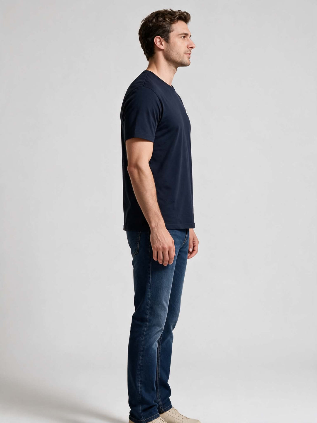 Pantalon Homme Classique Bleu Marine
