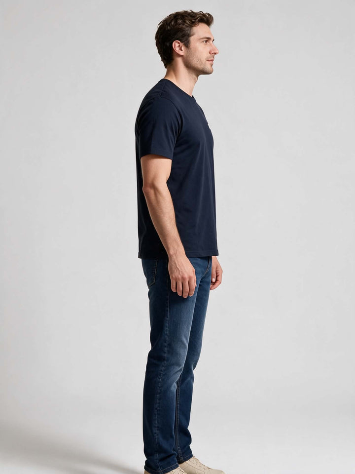 Pantalon Homme Classique Bleu Marine