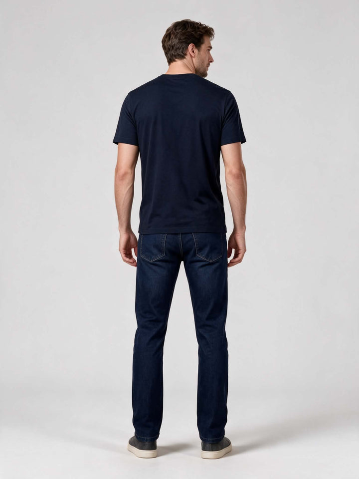 Pantalon Homme Classique Bleu Marine