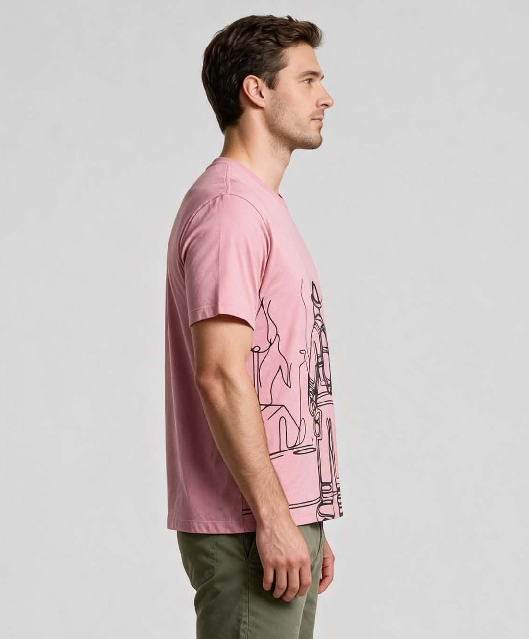 T-Shirt Ligne Pompier