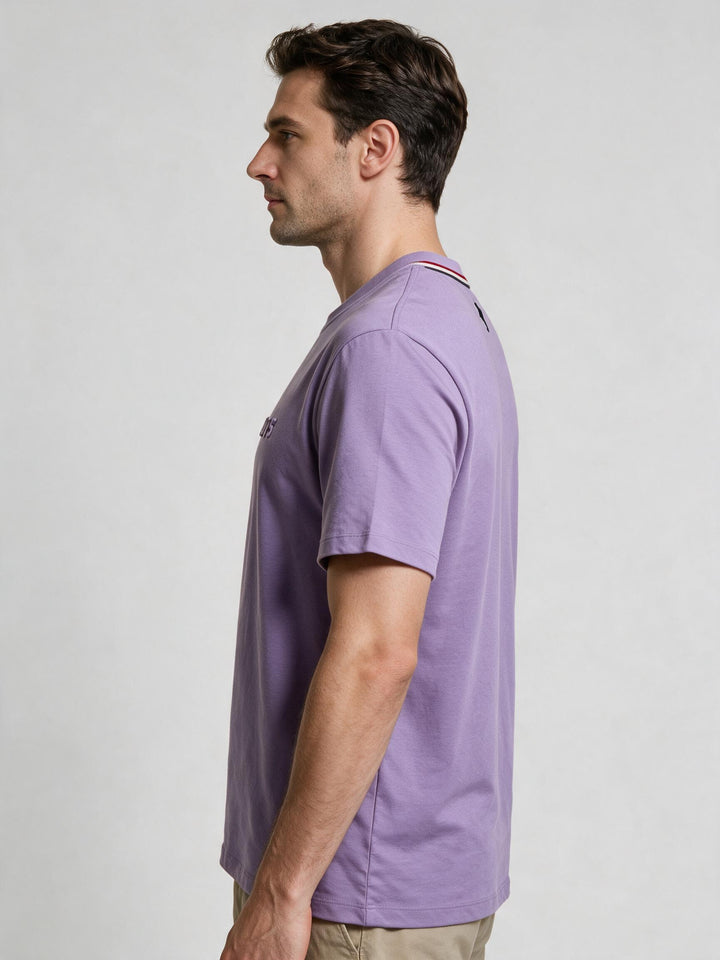 T-Shirt Embossed Commando 75 — Violet Mauve