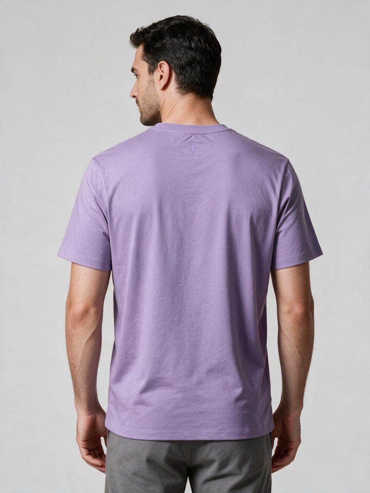 T-Shirt Embossed Commando 75 — Violet Mauve