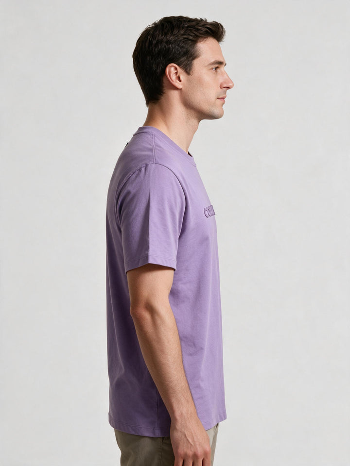 T-Shirt Embossed Commando 75 — Violet Mauve