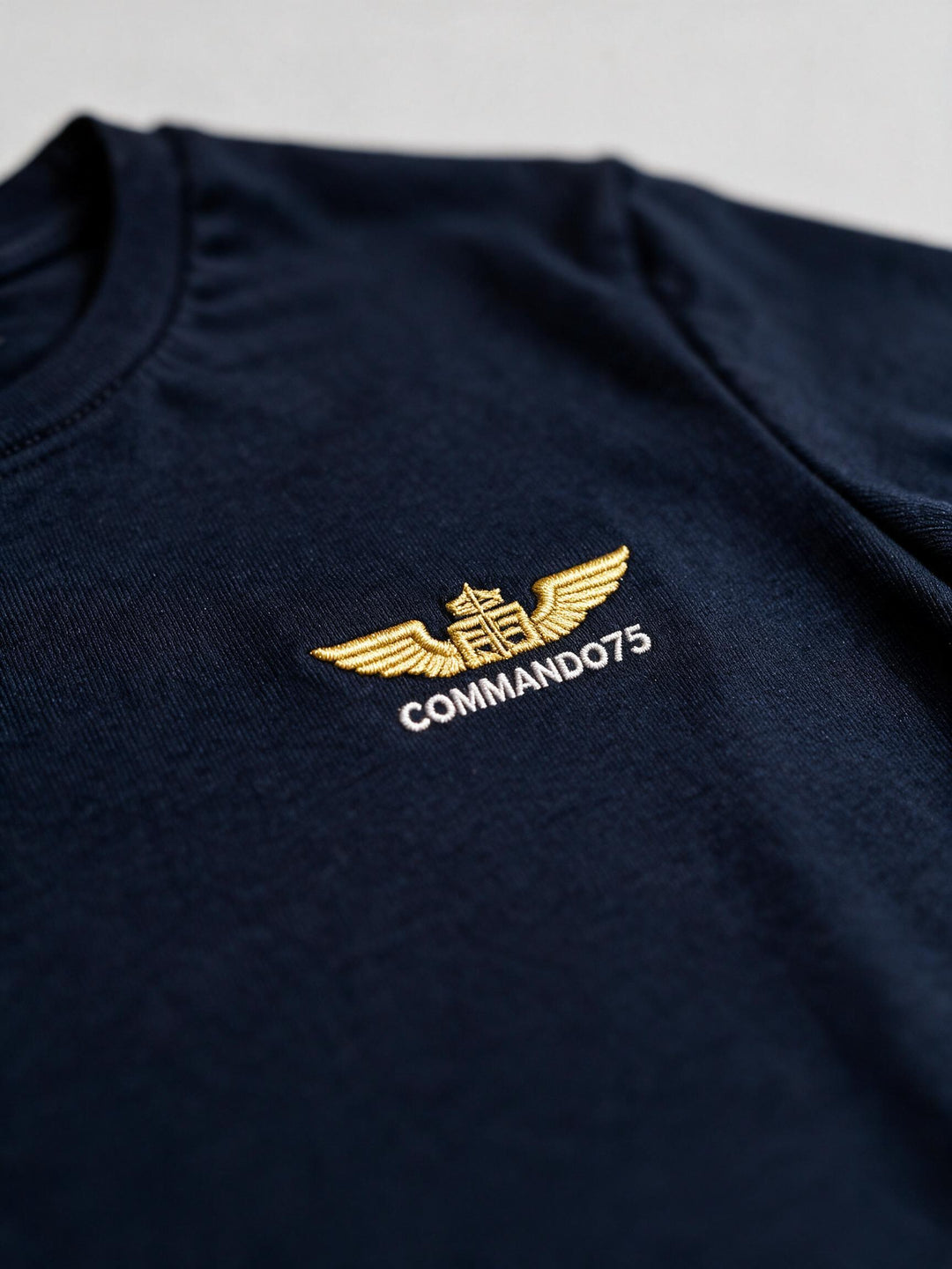 T-Shirt Tactique Commando 75 — Bleu Marine