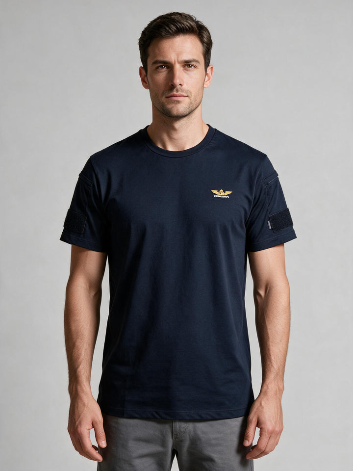 T-Shirt Tactique Commando 75 — Bleu Marine