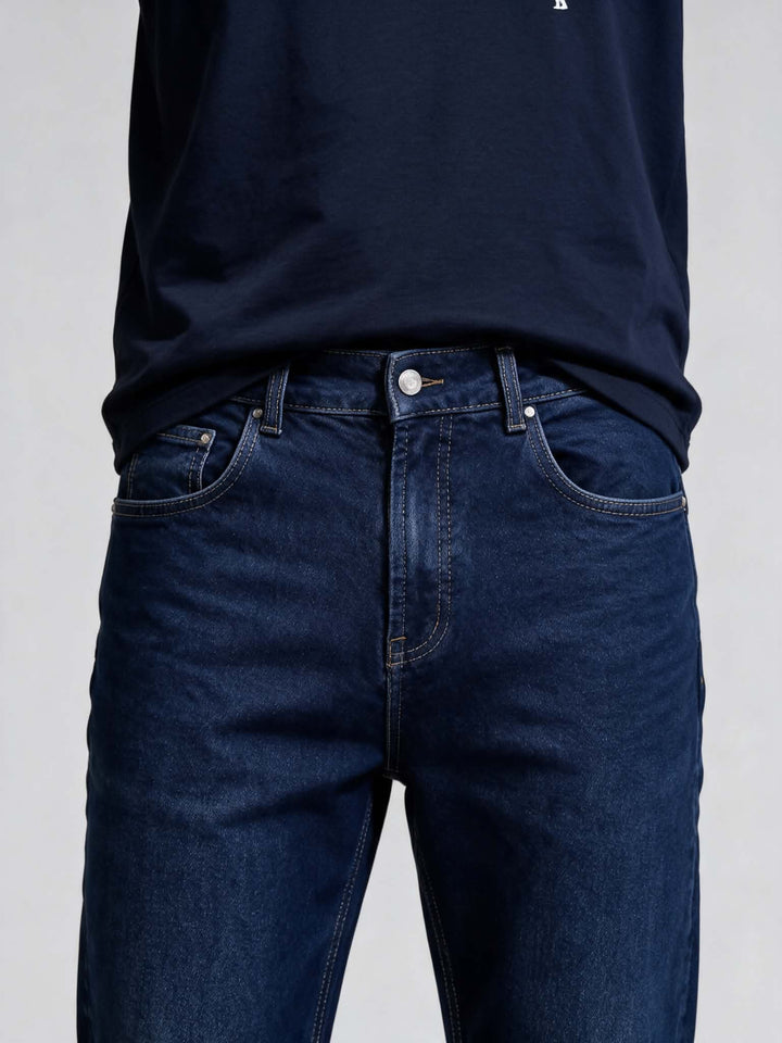 Pantalon Homme Classique Bleu Marine