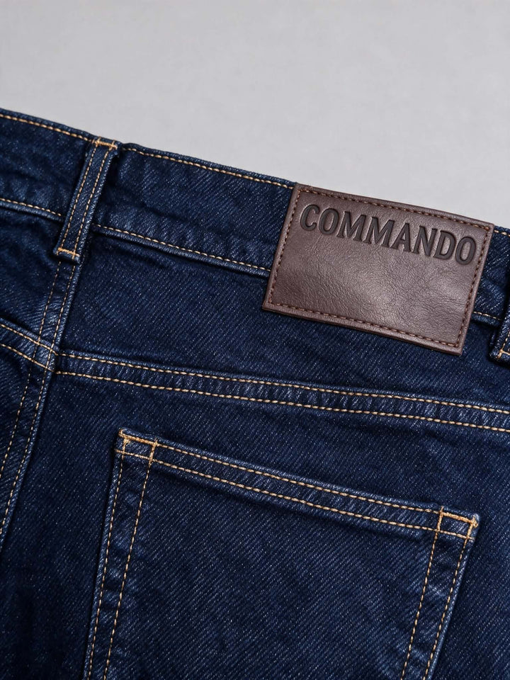 Jean Regular Fit "Raw Dark Blue" – Commando75