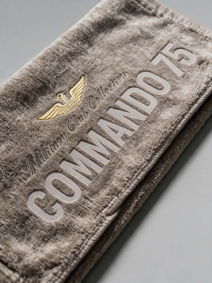 Serviette "Militari Club Collection" Gris – Commando75