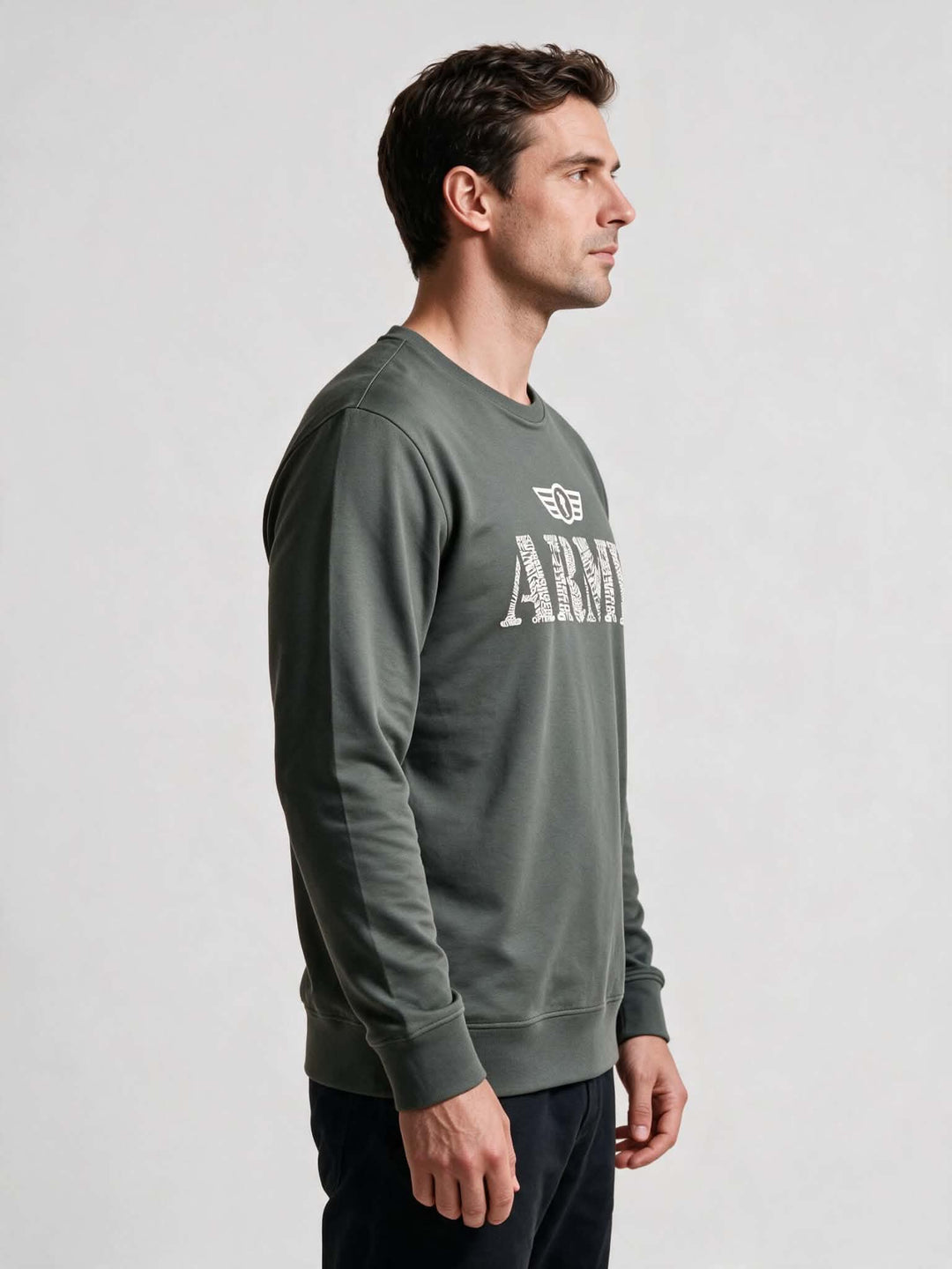 Sweatshirt "ARMY " Vert Kaki – Commando75