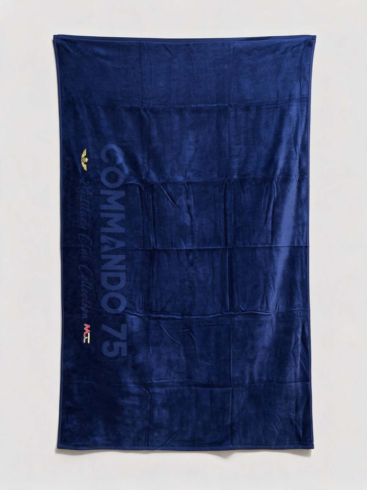 serviette de plage "Militari Club" Bleu Marine – Commando75