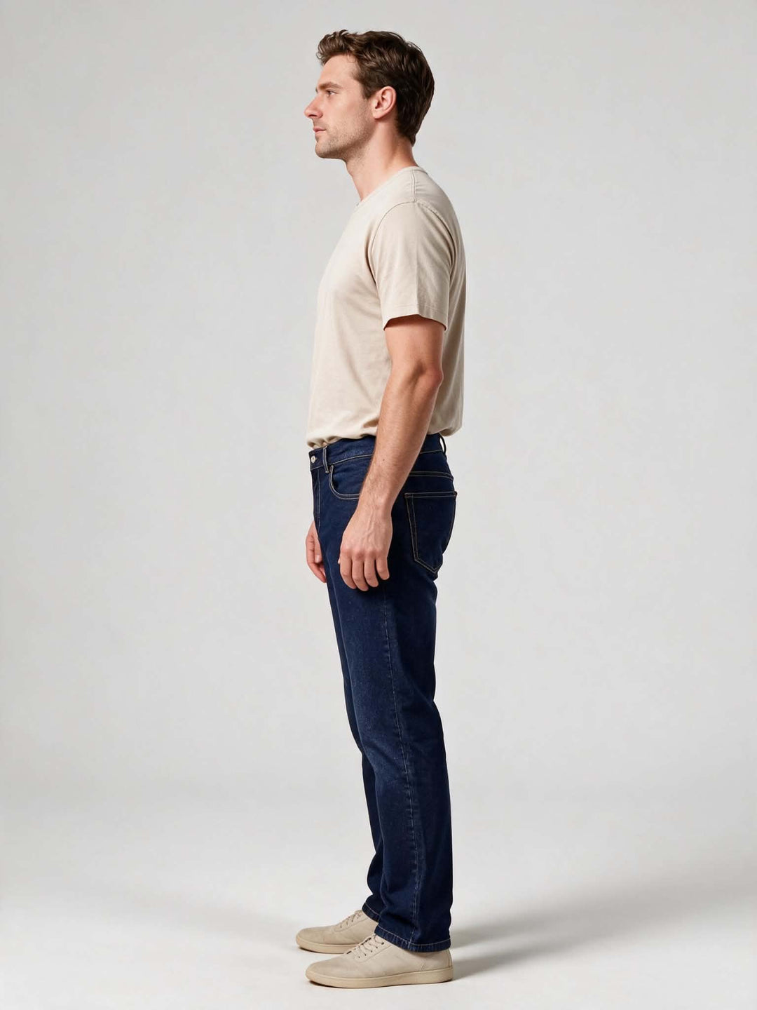 Jean Regular Fit "Raw Dark Blue" – Commando75