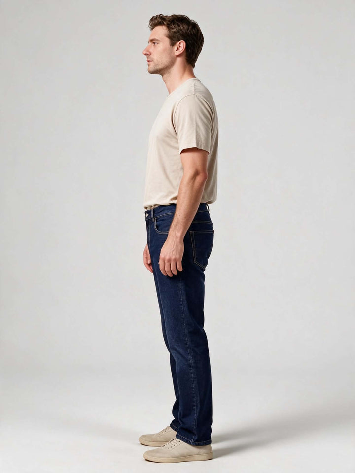 Jean Regular Fit "Raw Dark Blue" – Commando75