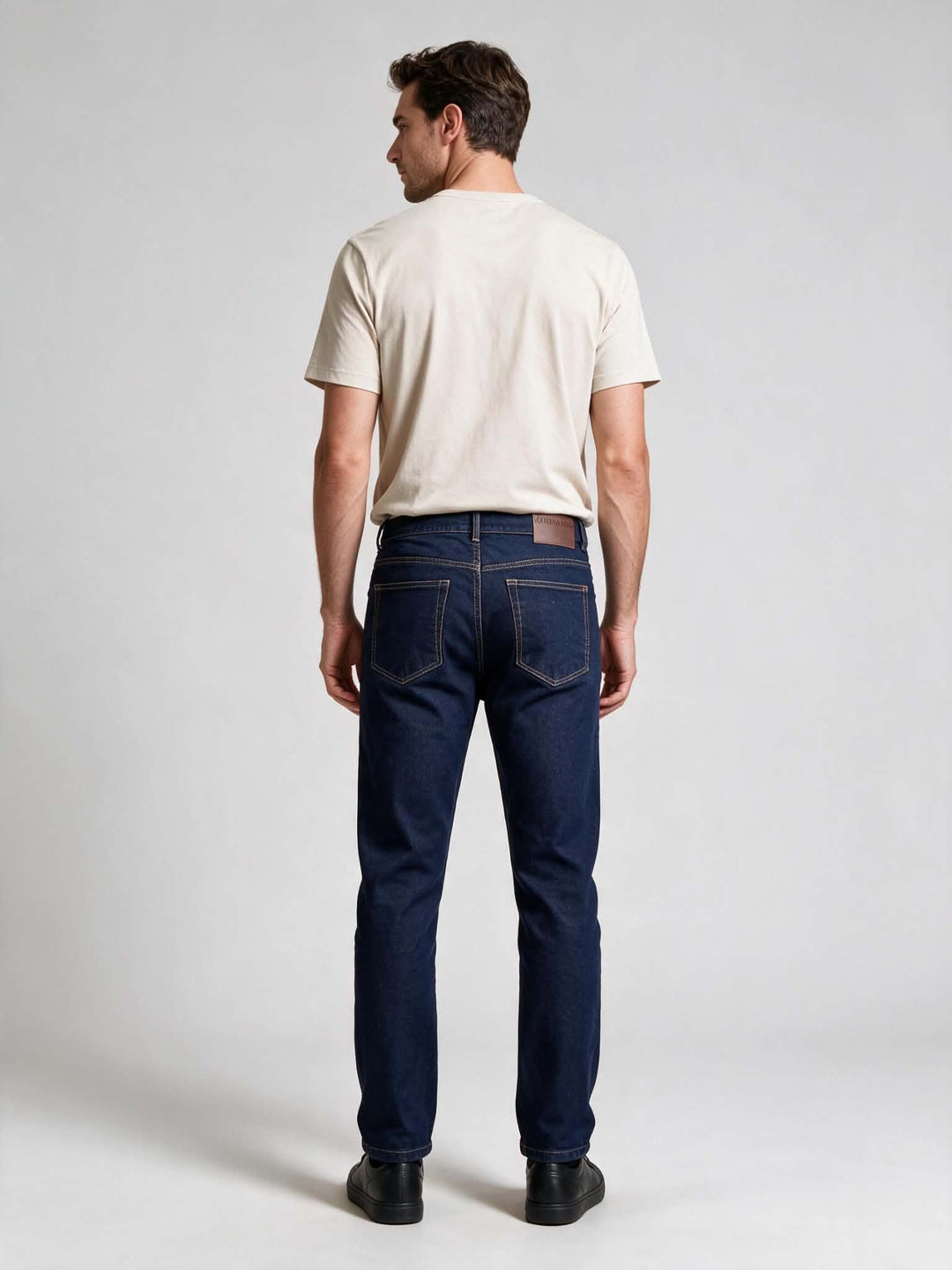 Jean Regular Fit "Raw Dark Blue" – Commando75