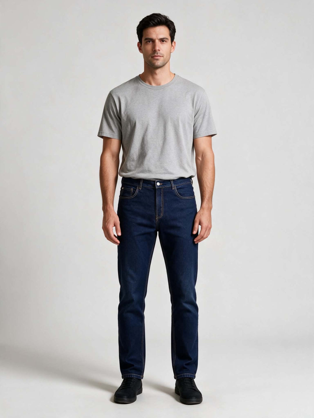 Jean Regular Fit "Raw Dark Blue" – Commando75