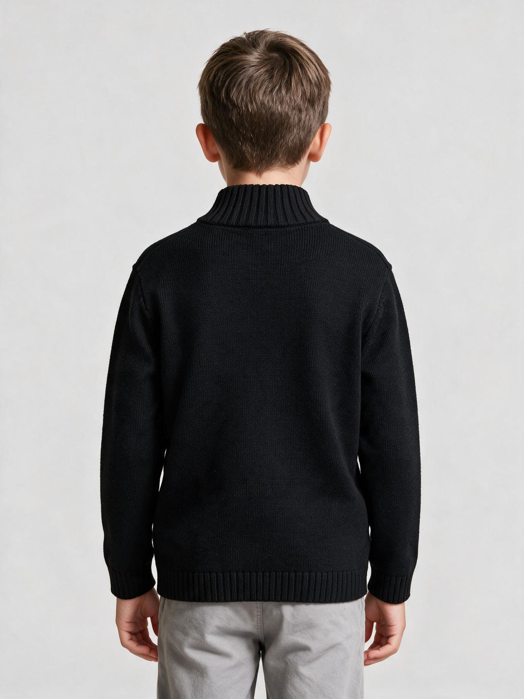 Cardigan Zippé Noir